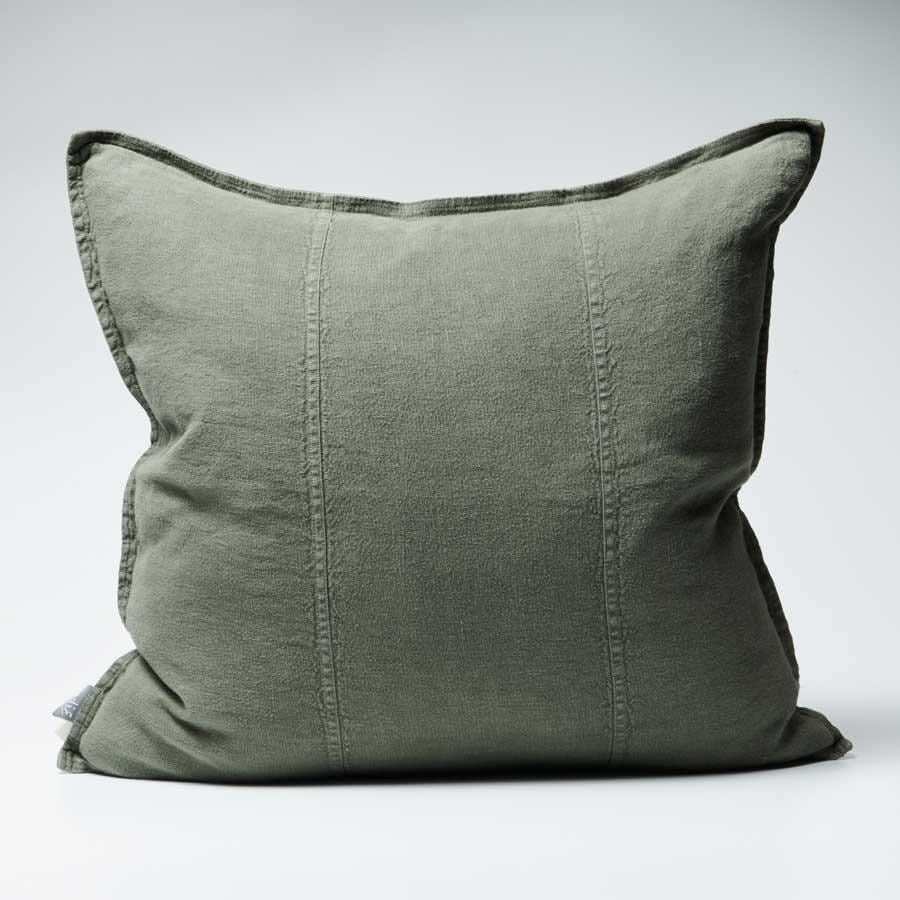 Luca® Linen Cushion in Khaki