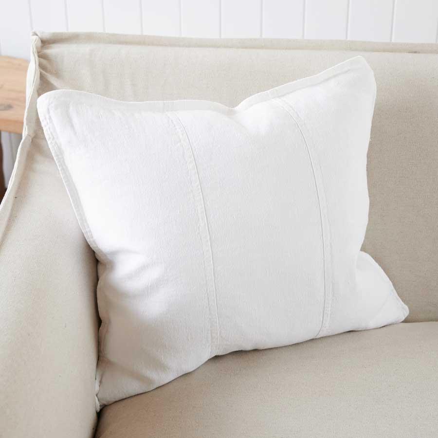 Luca® Linen Cushion in Off White