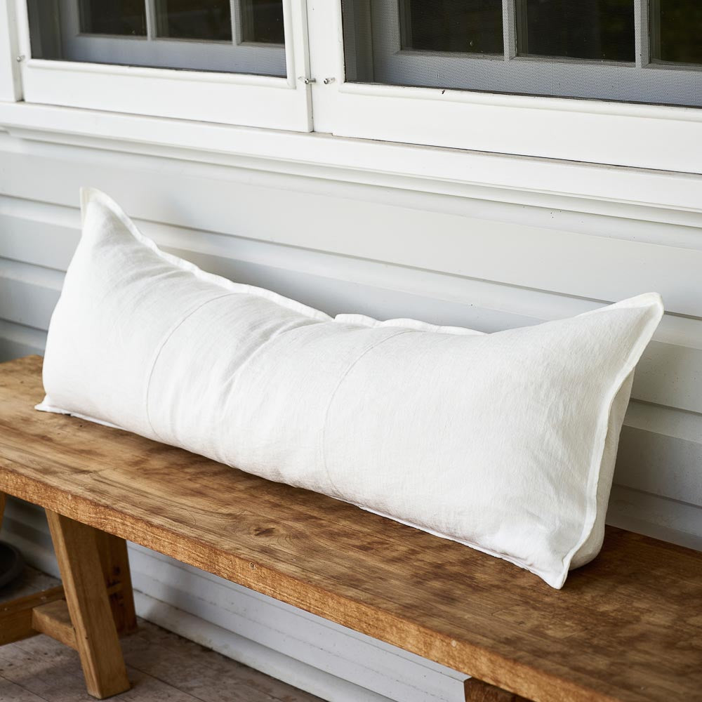 Luca® Linen Long Lumbar in Off White